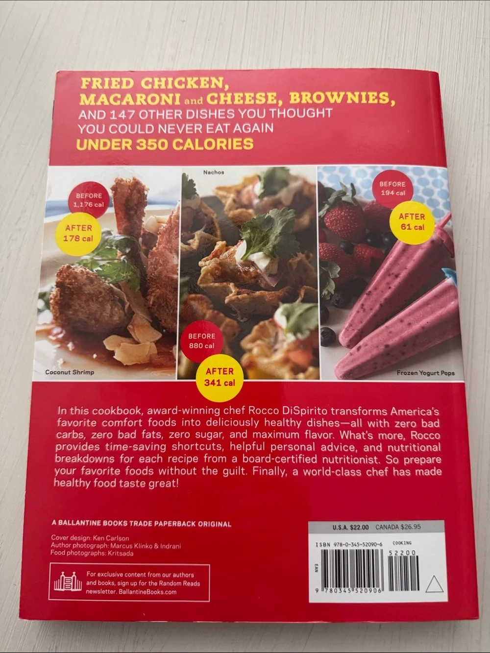 Now EatThis! Cookbook by Rocco Dispirito-in like new condition